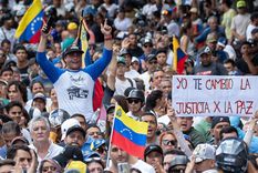 Protestas después de la victoria de Nicolás Maduro en las elecciones presidenciales Foto: EFE
