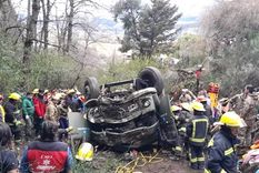 Vuelco en San Martín de los Andes Foto: Foto: NA