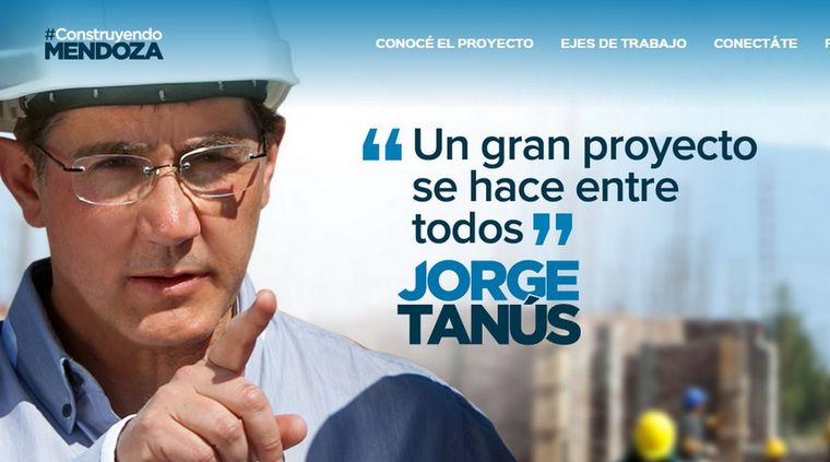 Foto: captura de pantalla web de campaña de Tanús