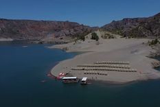 Esta playa es muy visitada en verano por los turistas en San Rafael Foto: captura de video de canal de Youtube Juan Carlos