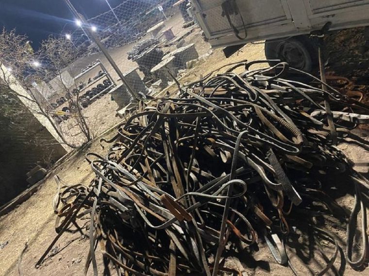 Dos personas fueron detenidas por robo de cables en la Zona Este de Mendoza Foto: Ministerio de Seguridad de Mendoza