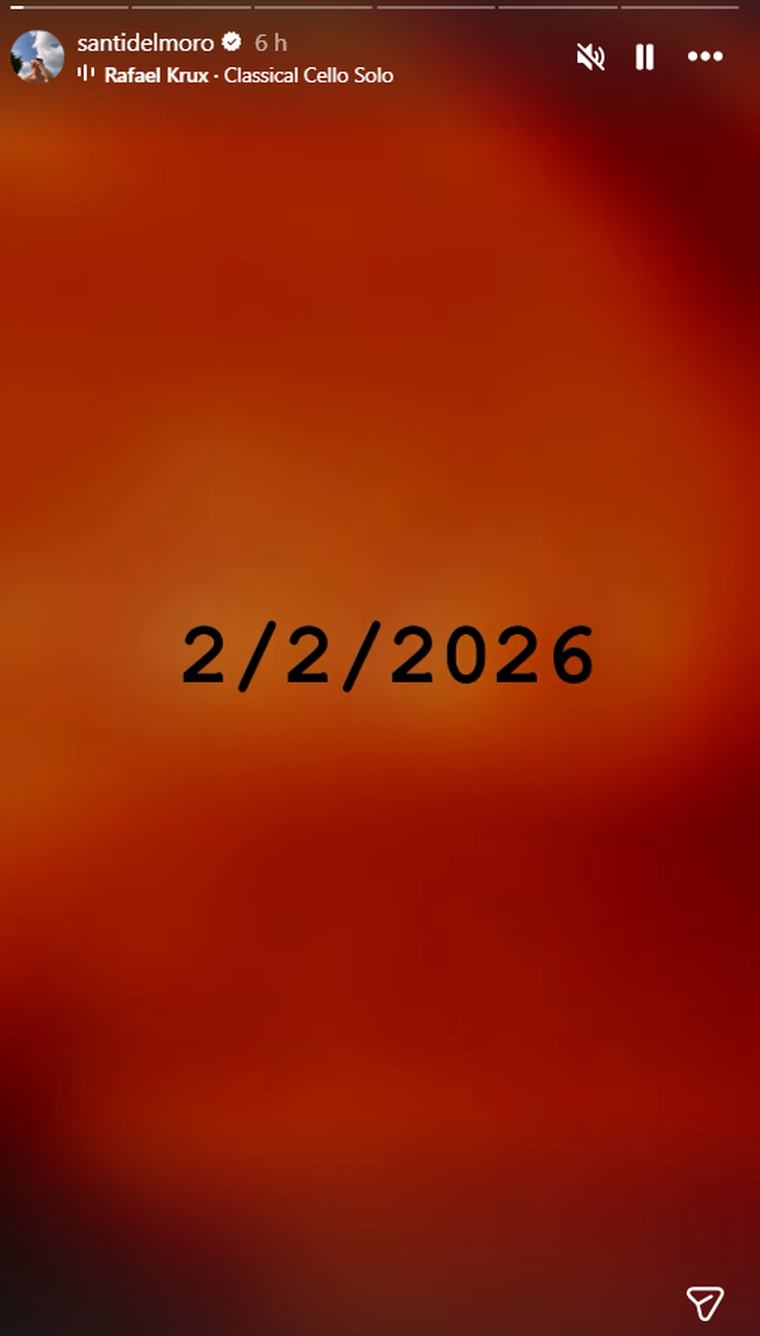 El posteo de Santiago del Moro. El posteo de Santiago del Moro. 