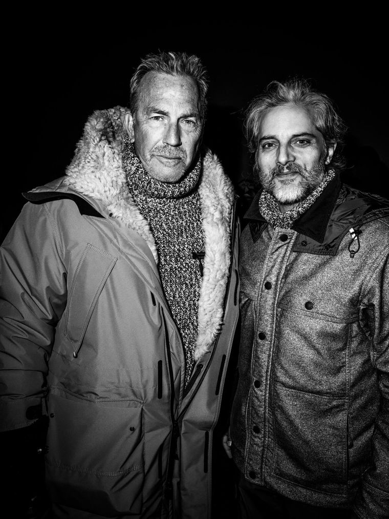 En blanco y negro: la foto de Furriel que Kevin Costner decidió replicar en sus propias redes. En blanco y negro: la foto de Furriel que Kevin Costner decidió replicar en sus propias redes.