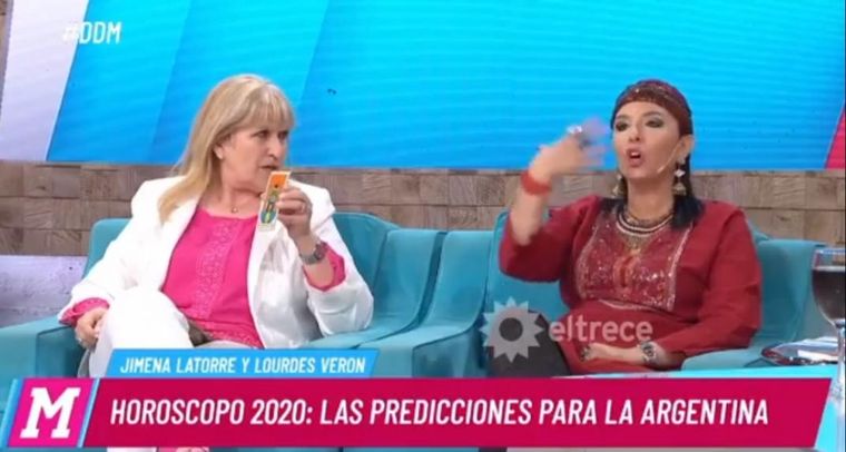 Jimena Latorre y Lourdes Verón