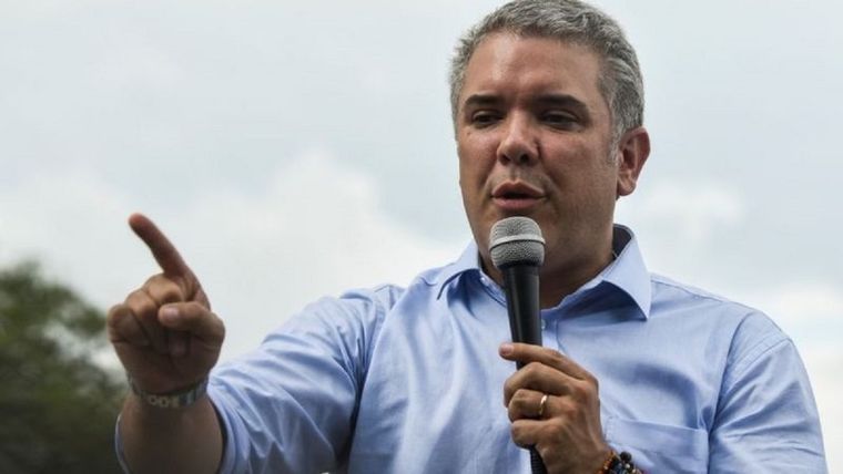 El presidente de Colombia, Iván Duque, hizo el anuncio el domingo. Foto: GETTY IMAGES