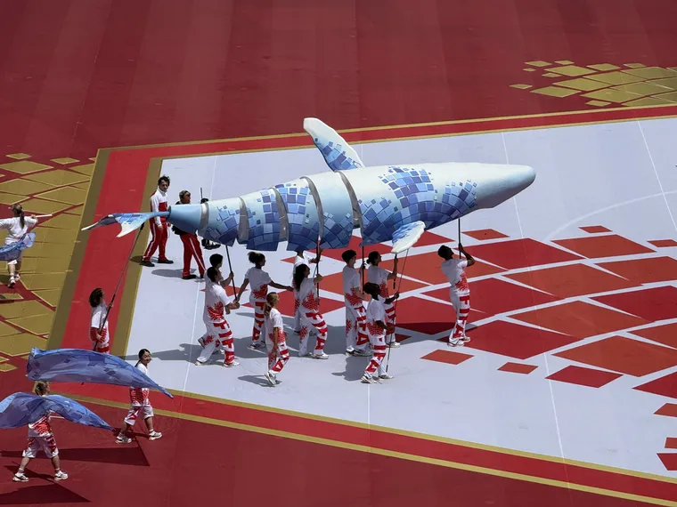 Ceremonia inaugural de Canadá por el Mundial 2026.