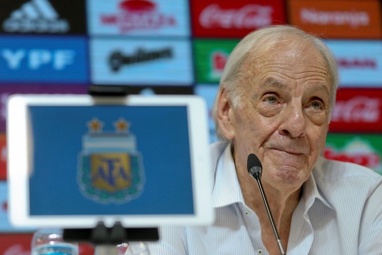 El Flaco anduvo sin vueltas en la previa del partido con Australia. Foto: AFA