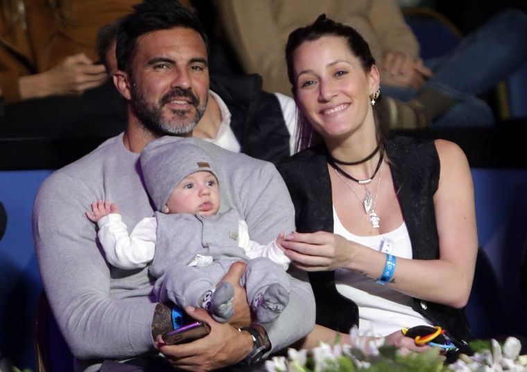 Cubero y Viciconte con su bebé. No te pierdas la galería de fotos, al final de la nota. Foto: Gentileza Mendoza Premier Padel