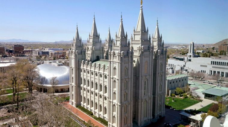 La Iglesia de Jesucristo de los Santos de los Últimos Días, en Salt Lake City, EEUU. Foto: Kxan.