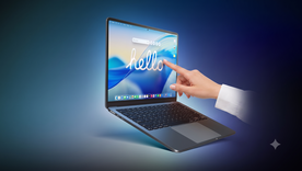 Las nuevas pantallas de la MacBook asimilarán comandos táctiles sobre la superficie del monitor. Las nuevas pantallas de la MacBook asimilarán comandos táctiles sobre la superficie del monitor.