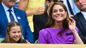 Kate Middleton, en Wimbledon. Foto: Instagram