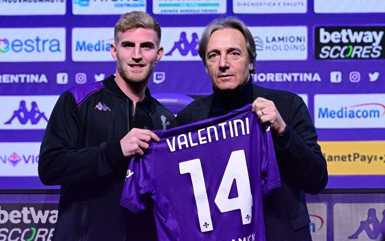 El Vikingo fue presentado en Fiorentina a principios de enero y un mes después ya tiene nuevo destino. Foto: @acffiorentina
