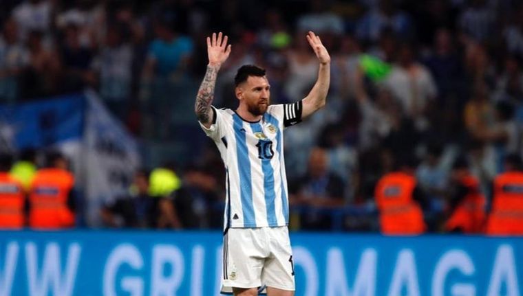 El presidente le envió un mensaje a la Pulga por las redes sociales. Foto: Instagram @leomessi