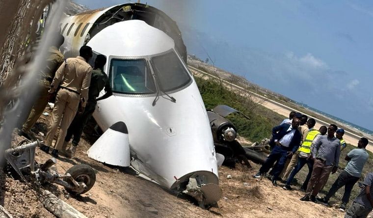 avión Embraer 120 Halla Airlines El avión siniestrado en Somalía. Foto: Halla Airlines.