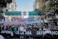 Se hizo una nueva marcha universitaria el 12 de mayo