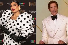 Florencia de la V e Iván de Pineda vivieron un incómodo momento en los Premios Martín Fierro de la Moda.