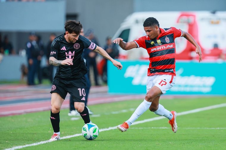 El capitán de Inter Miami, en pleno regate. Foto: Instagram