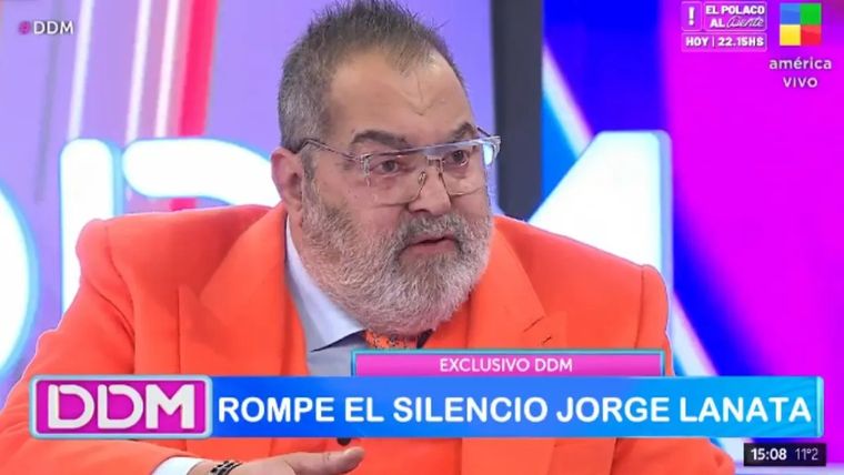 Jorge Lanata se extendió sobre la polémica relacionada con sus dichos sobre la salud de Wanda Nara Foto: Captura TV