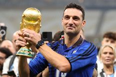 Scaloni emocionó a todos con su posteo. Foto: EFE