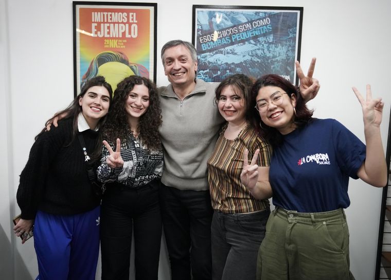 Máximo Kirchner mantuvo un encuentro con los principales referentes que ganaron las elecciones en los últimos comicios universitarios de la UBA