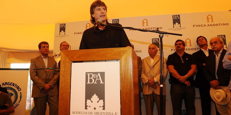 Amado Boudou y su discurso en el Agasajo de Vendimia. Foto: Alf Ponce / MDZ