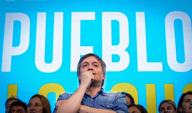 Máximo Kirchner fue chicaneado por La Libertad Avanza. Foto: Noticias Argentinas