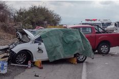 Los rodados tras el encontronazo. Foto: Gentileza Los Andes Online (Chile): Los rodados tras el encontronazo. Foto: Gentileza Los Andes Online (Chile):