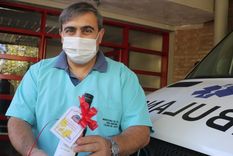 Luján reconoció el esfuerzo del personal de salud del departamento.