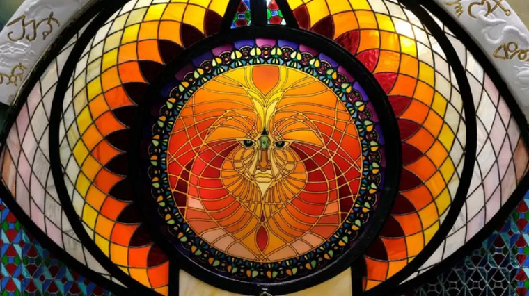 Mosaico de vidrio Tiffany. Foto: GETTY IMAGES