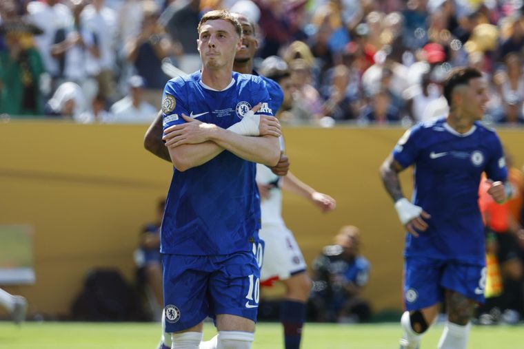 Cole Palmer fue la gran figura del Chelsea en la final.