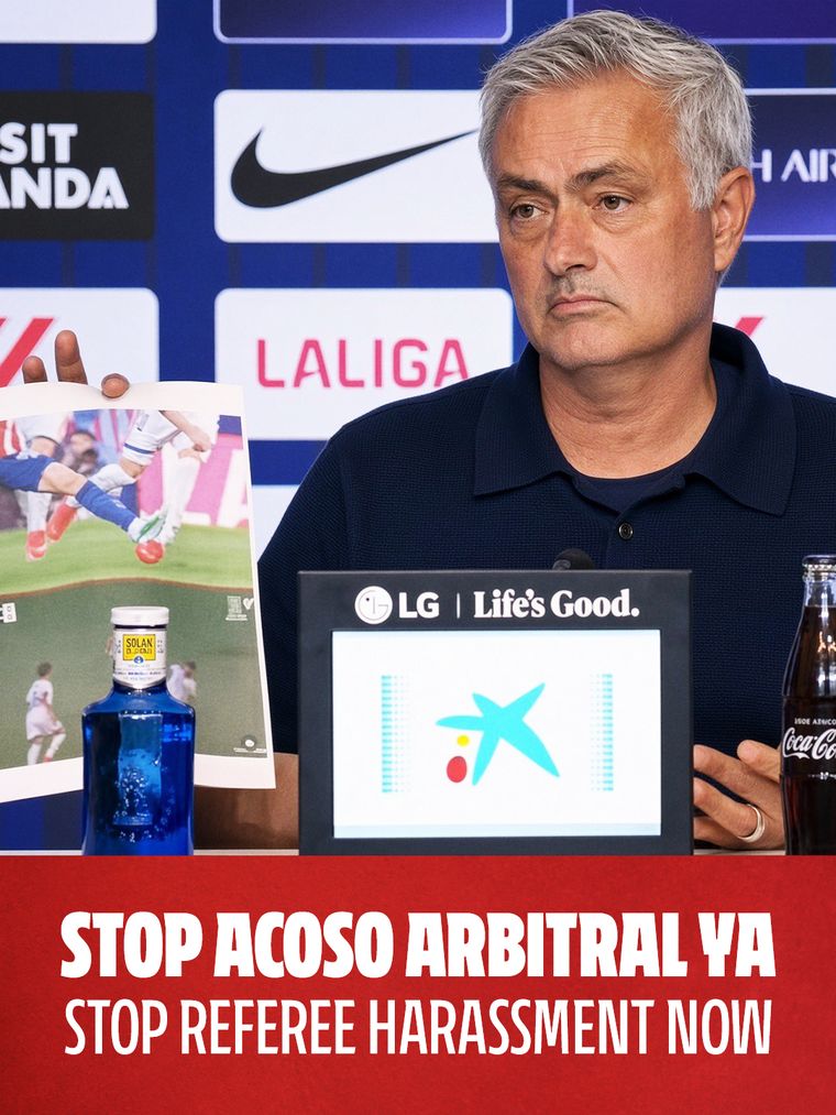 El Atlético se burló de Mourinho por quejarse de los árbitros tras el derbi madrileño.