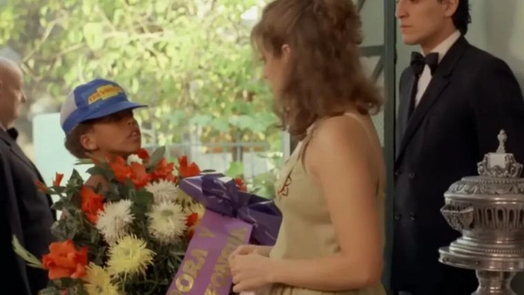 El actor en su escena más conocida. El actor en su escena más conocida.