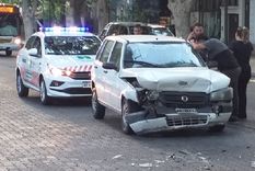 Un fuerte impacto se produjo entre dos vehículos en Arístides Villanueva al 400 Foto: Cristian Minich/MDZ