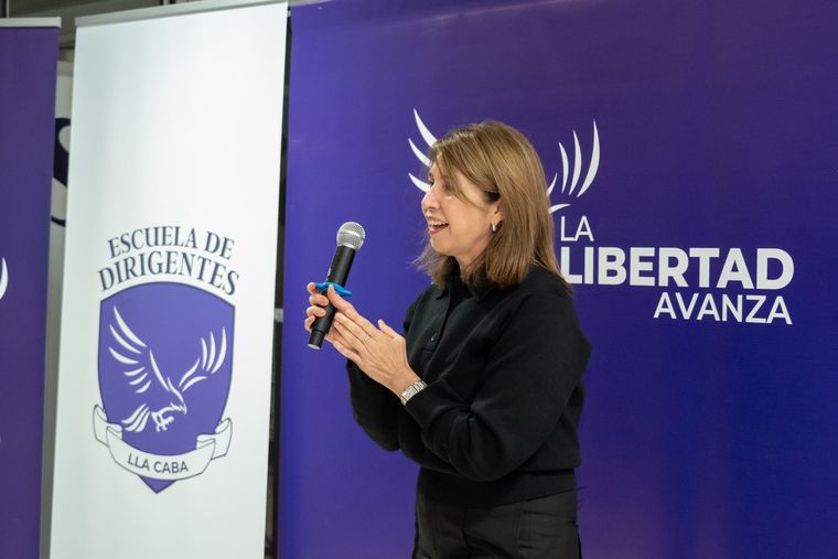Pilar Ramírez, jefa del bloque de La Libertad Avanza (LLA) en la Legislatura porteña. Pilar Ramírez, jefa del bloque de La Libertad Avanza (LLA) en la Legislatura porteña.