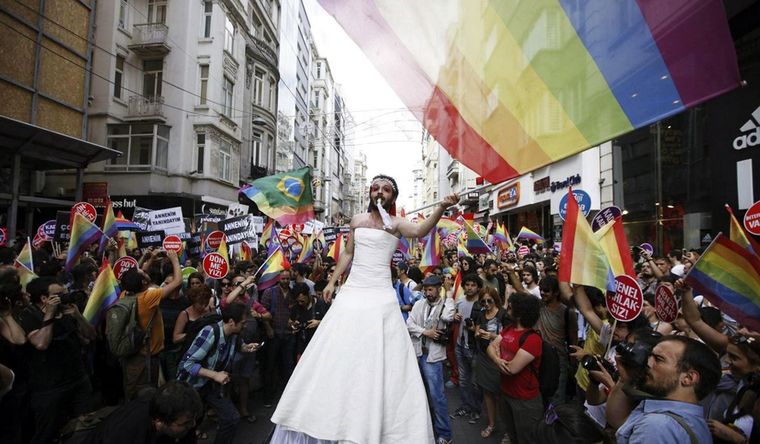 Orgullo Gay Turquía Turquía es un país muy conservador y represivo para el colectivo LGTBI. Foto: Efe.