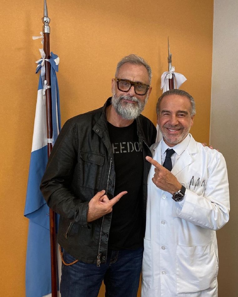 Jorge Rial junto a su médico personal Guillermo Capuya Foto: Instagram