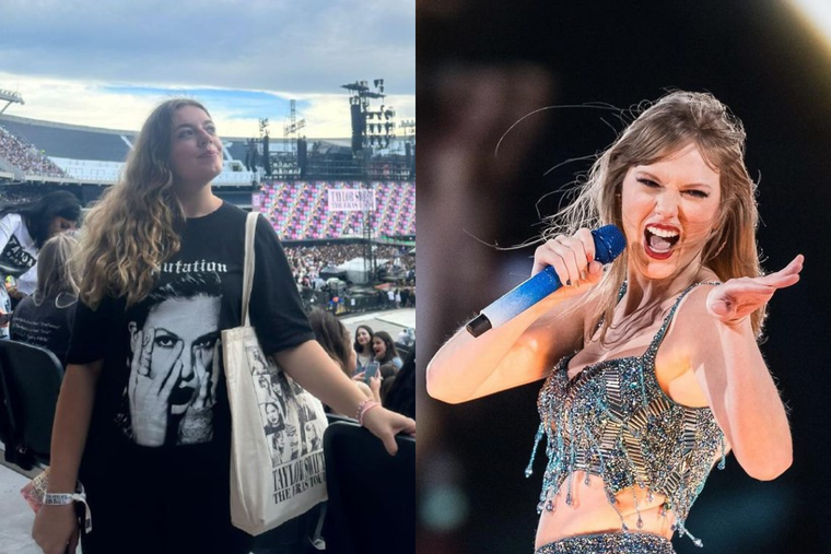 Marta / Taylor Swift La joven viajó a Buenos Aires y no dudó en sacar entradas para ver a su ídola Foto: Instagram @lostwithmarta / Instagram / DF Entertainment
