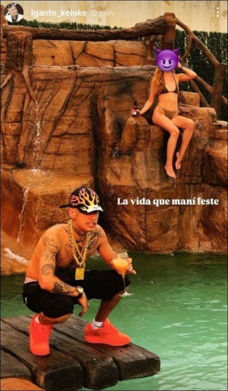 L-Gante compartió la imagen en redes y los usuarios estallaron. Foto: Instagram L-Gante compartió la imagen en redes y los usuarios estallaron. Foto: Instagram