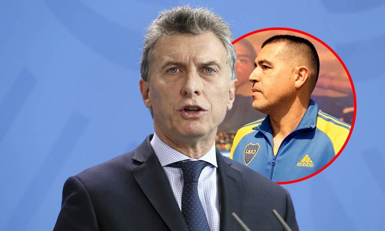 Macri y el fuerte dardo a Riquelme. Foto: MDZ