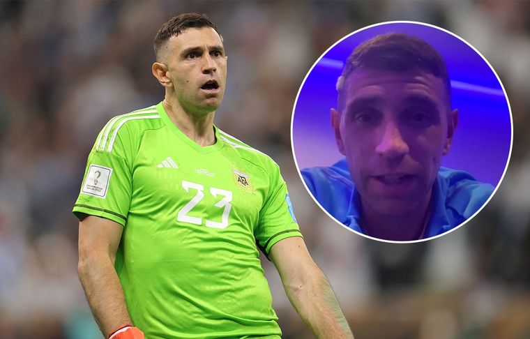 Dibu Martínez El arquero argentino envió un mensaje premonitorio de que la Scaloneta iba a ganar el Mundial.