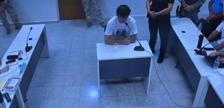 El novio de Catalina Gutiérrez declaró ante el Tribunal de la Cámara 11° del crimen, ante la presencia del acusado Néstor Soto. Foto: El Doce