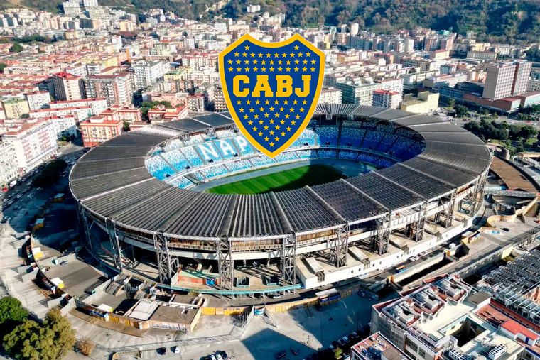 Napoli invitó a Boca a jugar un amistoso en el Stadio Diego Armando Maradona.