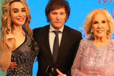 Mirtha Legrand cenó con Javier Milei y Fátima Florez Foto: Noticias Argentinas Mirtha Legrand cenó con Javier Milei y Fátima Florez Foto: Noticias Argentinas