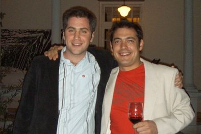 MDZol | El productor del programa, Gustavo Levin, y el chef-conductor, Facundo Cuadrado. Foto: MDZ