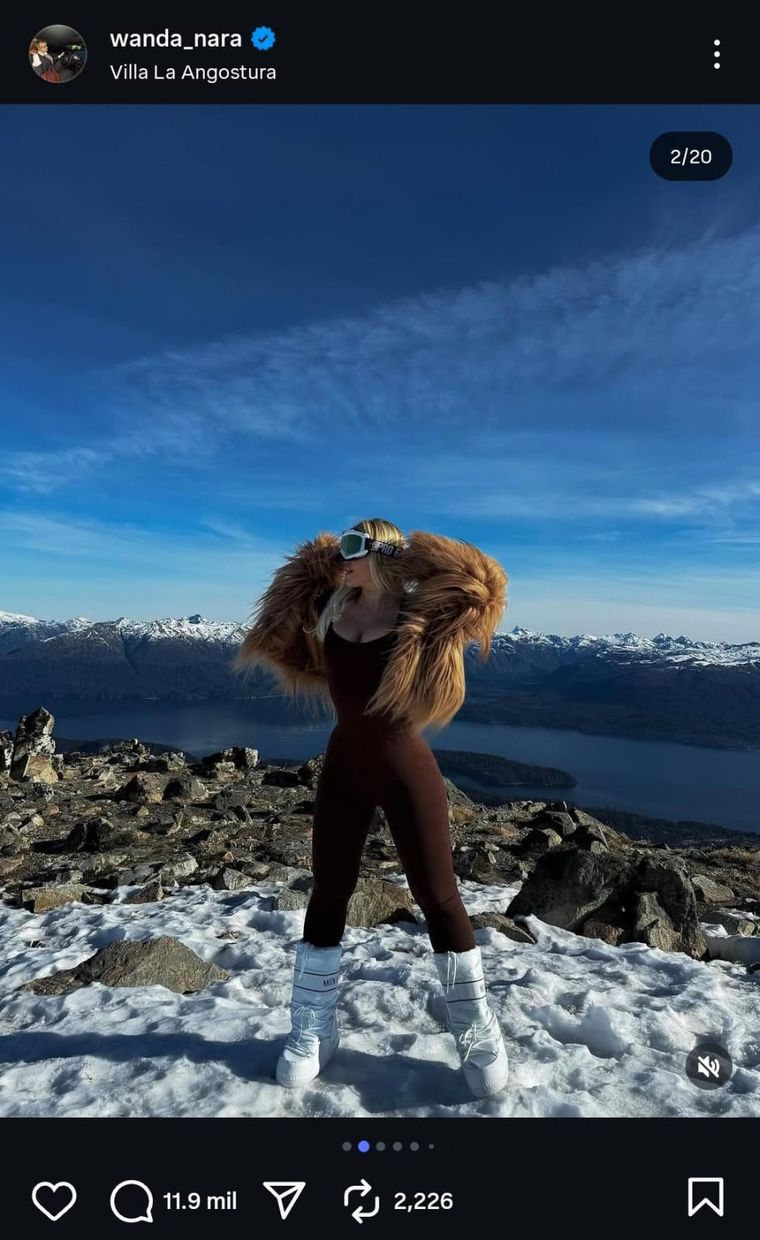 La imagen de la empresaria que despertó críticas. Créditos: Instagram / wanda_nara La imagen de la empresaria que despertó críticas. Créditos: Instagram / wanda_nara