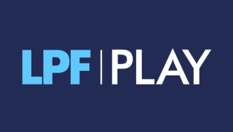 El logo de LPF Play, la plataforma que transmitirá el fútbol del Ascenso