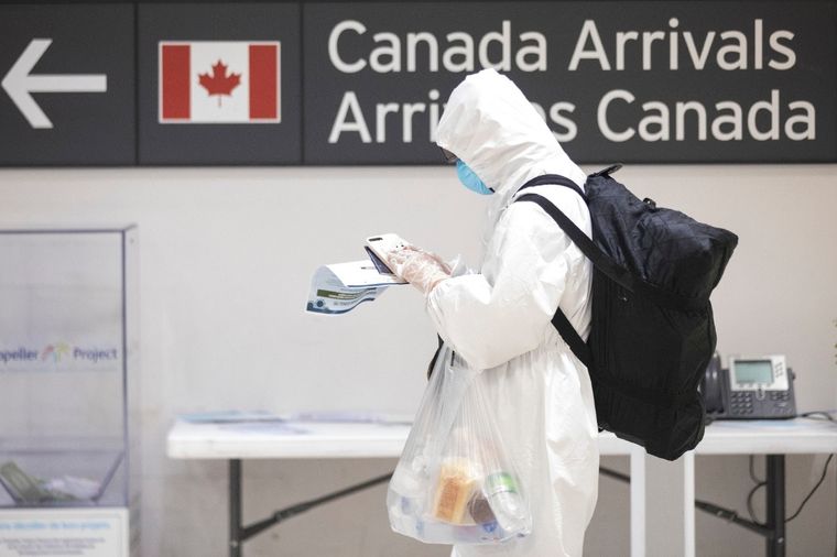 Canadá: no se podrá ingresar sin haber recibido la vacuna contra el Covid-19. Foto: CP24 (cp24.com=