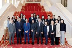 Viaje a China de parte de diputados libertarios, entre ellos, del mendocino Álvaro Martínez.