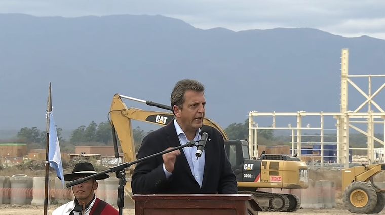 Sergio Massa estuvo en Salta y explicó cómo compensará a las provincias por la devolución del IVA y por Ganancias Foto: Captura de pantalla