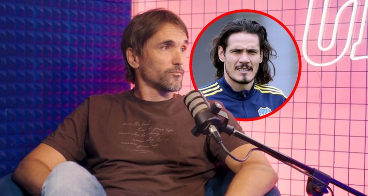 Diego Martínez habló de Cavani. Foto: Captura